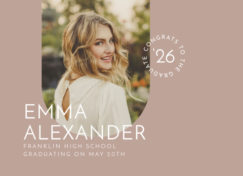 Circled Year Acrylic Block